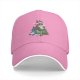 Black Baseball Cap With Christmas Totoro Family Graphic
