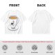Olive Green T-Shirt With Dapper Cartoon Teacup Graphic