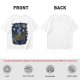 Olive t-shirt with starry night ramen bowl graphic