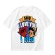 Olive t-shirt with Pinocchio 'Said I Love You But I Lied' print