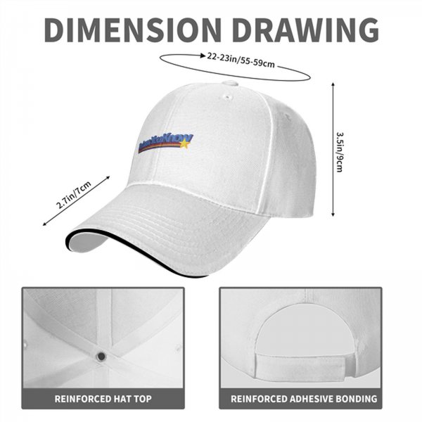 Black baseball cap with 'The Less You Know' retro graphic