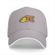 Black Baseball Cap With Pi Pie Lemon Graphic Design