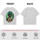Attack on Titan layered silhouette graphic olive t-shirt