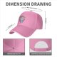 Black baseball cap with 'your opinion is irrelephant' cute elephant graphic
