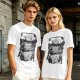 One Piece Straw Hat Crew Monochrome Graphic T-Shirt