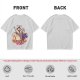 Olive Graphic T-Shirt With Raccoon Opossum Skunk 'GOALS' Print