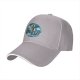Black Baseball Cap With Stormy Sailing Ship Art Print