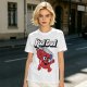 Olive green graphic t-shirt with Kool Dad and Kool-Aid mascot print