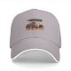 Black baseball cap with Catastrophe vs Pandamonium graphic print
