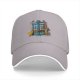 Black baseball cap with Mexican themed TARDIS graphic