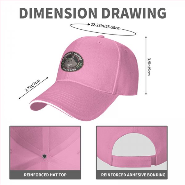 Emotional Support Neighbor Totoro Graphic Baseball Cap