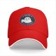 Black Baseball Cap With Nope Seal Of Disapproval Graphic