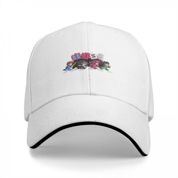 Black baseball cap with Yu Yu Hakusho anime character crosswalk art