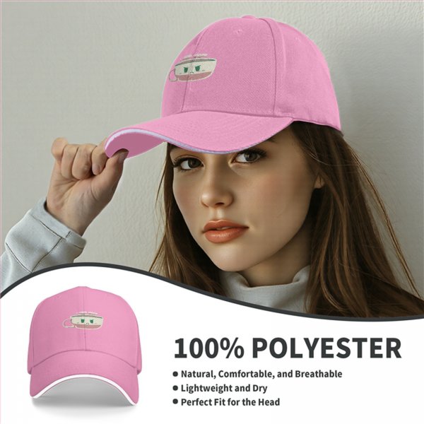 Black Baseball Cap With I Need More Coffee Cup Graphic