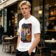 Olive graphic t-shirt with 'Sell Your Soul' kids stand print