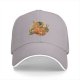 Black Baseball Cap with Japanese Ramen Dragon Art Print