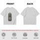 Olive Graphic T-Shirt With Cult Occult Art Print