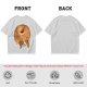 Olive Green T-Shirt With Donut Shaped Beagle Print