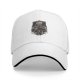 Black Baseball Cap With Dark Fantasy Graphic Print
