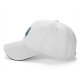 Black Baseball Cap With Interlocking Llama Graphic Print