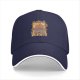 Black Baseball Cap With Cute Gyoza Restaurant Illustration