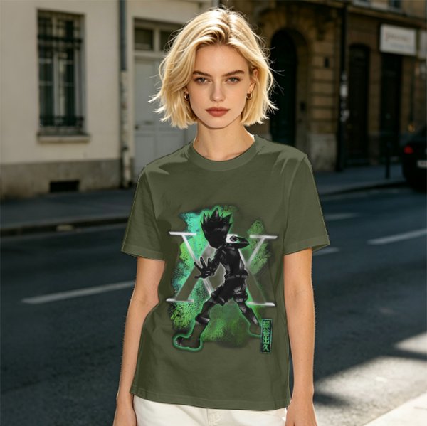 Hunter x Hunter Gon Silhouette Graphic Anime T-Shirt