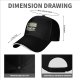 Black baseball cap with retro computer 'just another kind of day' print