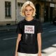 Olive t-shirt with cat holding 'It Probably Can Get Worse' sign