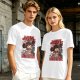 Olive T-Shirt with Cat Darth Vader 'I Like My Coffee On The Dark Side' Print