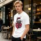 Olive Green T-Shirt With Bearded Ladybug Print