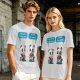Olive t-shirt with pandas discussing life beyond eating and sleeping