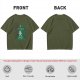 Olive Christmas T-Shirt With 'Let's Get Baked' Gingerbread Man Print
