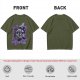 Olive Graphic T-Shirt with Black Mage Records Wizard Artwork