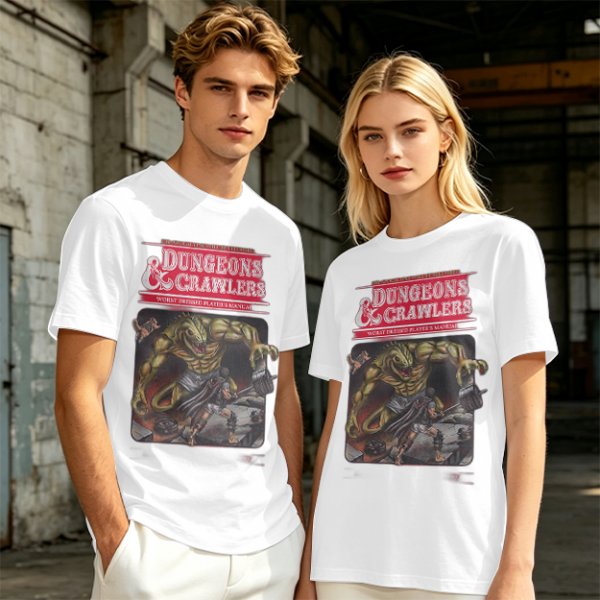 Dungeons & Crawlers Lizard Monster Graphic T-Shirt