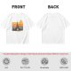 Olive T-Shirt With Retro Sunset Fantasy Castle Graphic