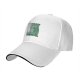 Black Baseball Cap With 'Let's Get Baked' Gingerbread Christmas Print