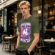 Unicorn Hunter Graphic Tee with Sword and Sparkle Design