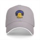 Black Baseball Cap With Cute Yellow Duck Wearing Headphones Graphic