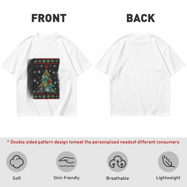 Ugly Christmas Tree Dice Board Game Themed T-Shirt