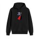 Black Hoodie With Slap That Bass Guitar Graphic Print
