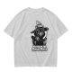 Olive T-Shirt with Black Cat Wizard 'Master of the Dork Arts' Print