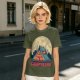 Capybara Camping Tent Full Moon Graphic T-Shirt