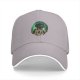 Black baseball cap with Attack on Titan anime graphic print