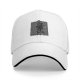 Black Baseball Cap With Glitch Art Black Cat Graphic