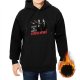 Horror Movie Themed Hoodie With Slasher Characters Graphic