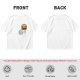 Olive Green T-Shirt with Halloween Jack-o'-Lantern and Skull Print