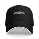 Black baseball cap with Zebra Stripe logo print
