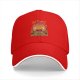 Black Baseball Cap With Calcifer Fire Demon Graphic Design