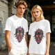 Olive Green T-Shirt With Majora's Mask Graphic Print