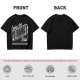 Olive green graphic t-shirt with 'Greetings from Yo Mama's House' print